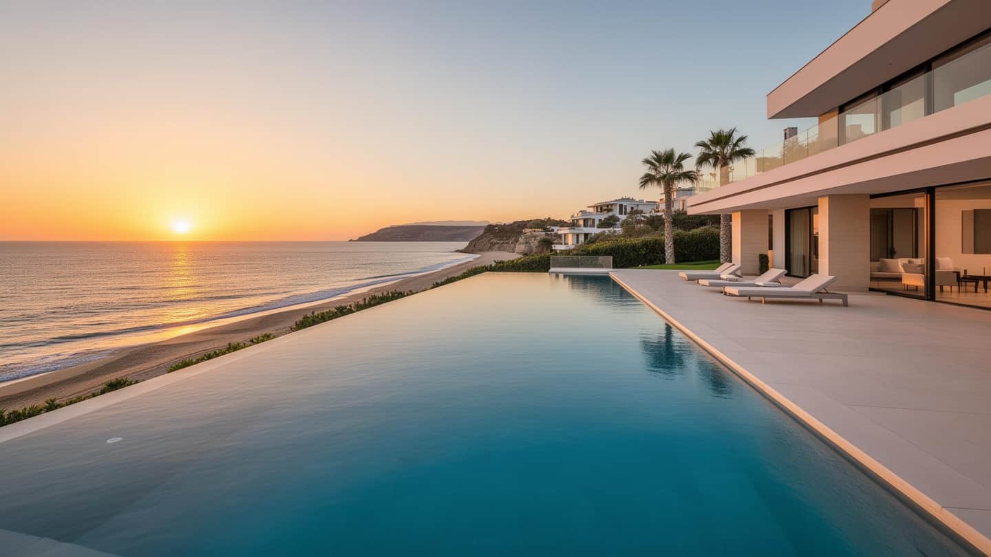 Villa en primera línea de playa